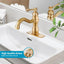 Grifo lavabo baño 1 agujero boquilla giratoria 360