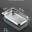 6 Sartenes Acero Inox 20.8x12.8pulg Prof 4