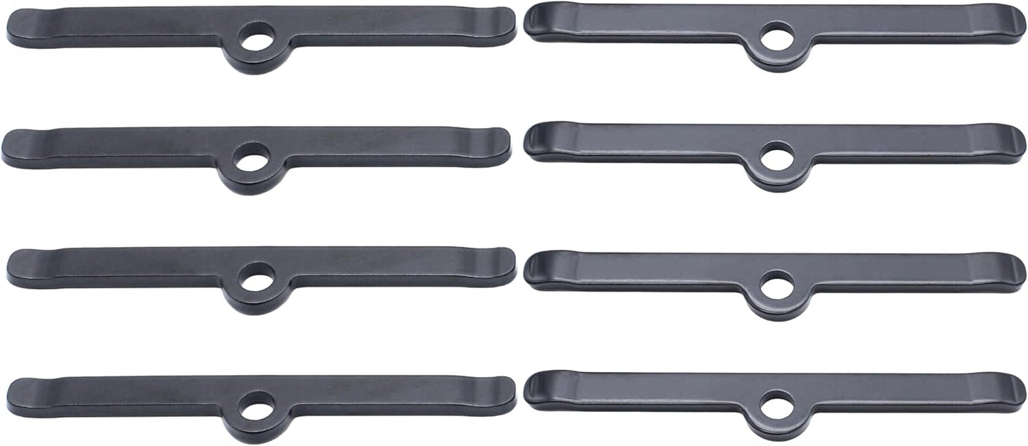 8 Pzas Barras Esparcidoras Válvula Cromo Negro 4 3/4