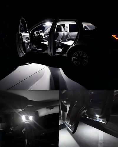 Kit 6 luces LED repuesto Nissan Versa 13-23 Note 14-19 blanco