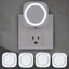 Luces nocturnas blancas enchufables pared pack 4