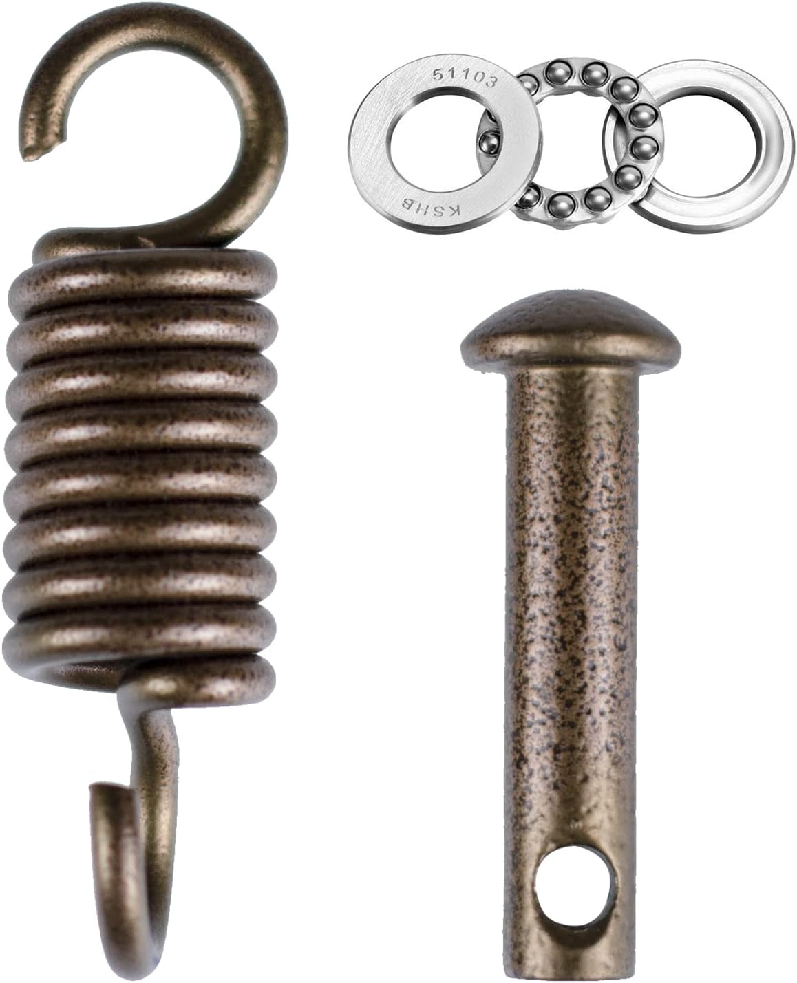 Kit hamaca forma huevo 500lb para silla y columpio marrón