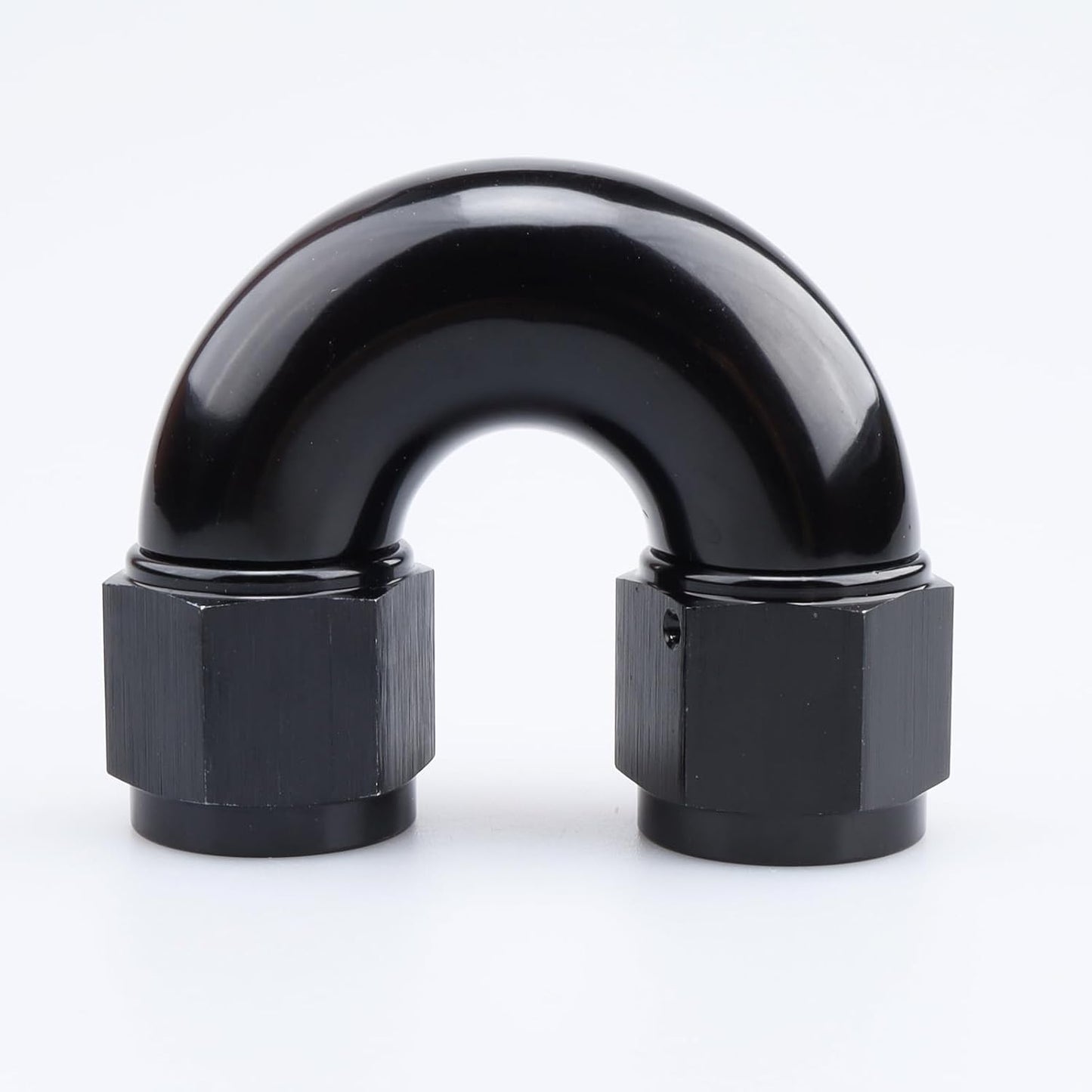 Acoplador giratorio aluminio negro 180 grados