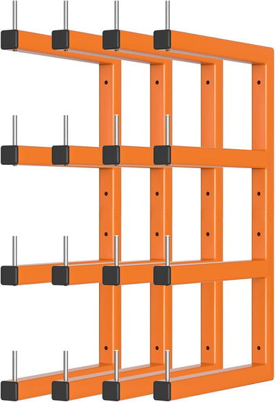 4 Estantes Madera Pared Organiz. Garaje 8 Niveles