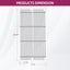 Rejilla acero inox 23.25pulg para Viking VGBQ 30/41/53 T set 2