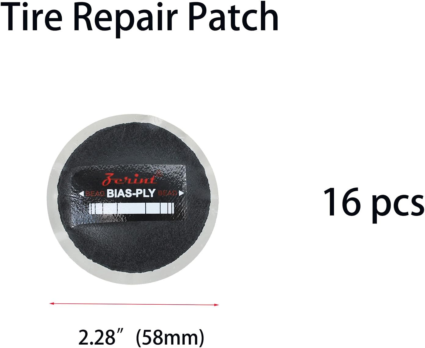 Parche reparación neumáticos 16 pzas TP-B01