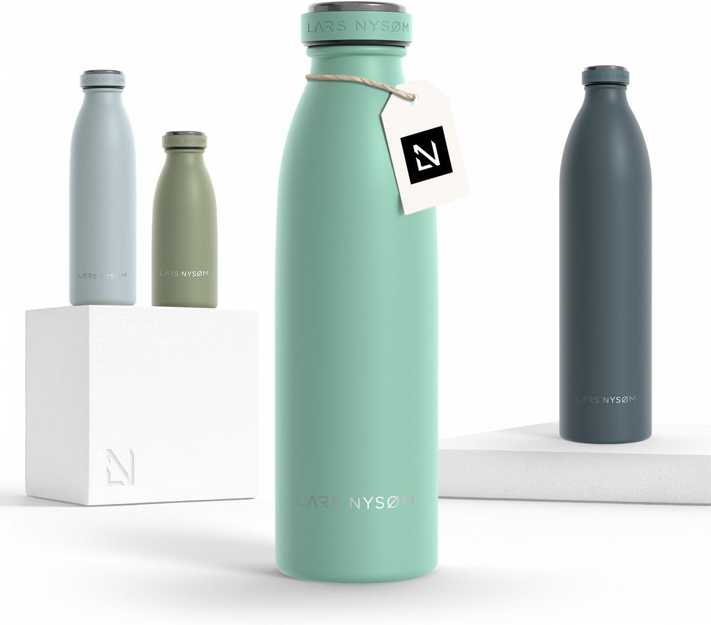 Botella térmica acero inox 17oz a prueba de fugas turquesa