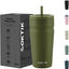 Vaso térmico acero inox con pajita 600ml