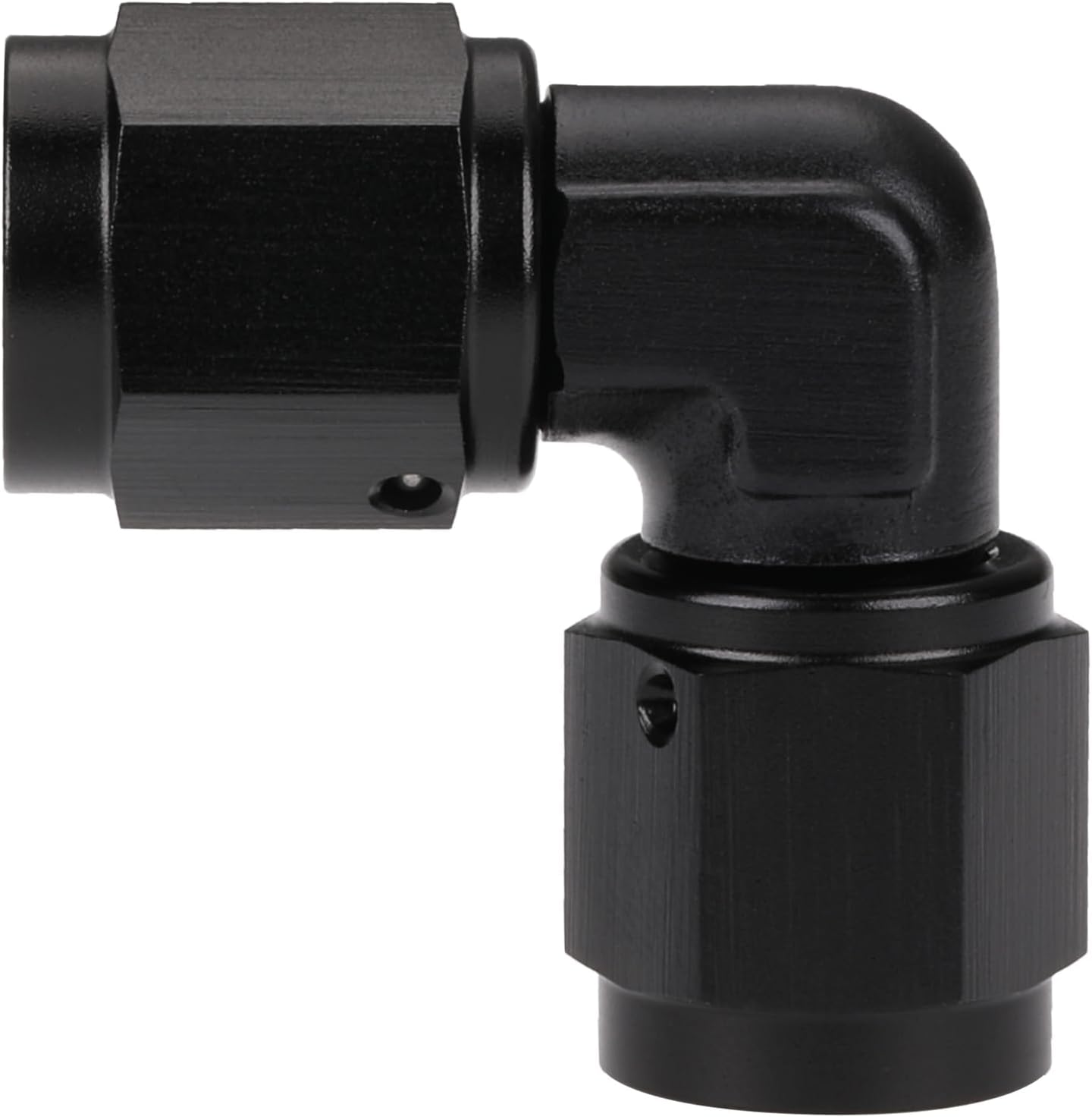 Acoplador Giratorio 90 Grados Aluminio Negro
