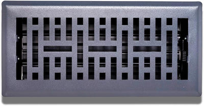 Registro piso acero 4x14 pulg acabado gris granito