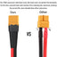 Cable adaptador XT60 a XT90 10AWG 2ft para drone