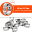 100 Abrazaderas PEX 1/2pulg Acero Inox