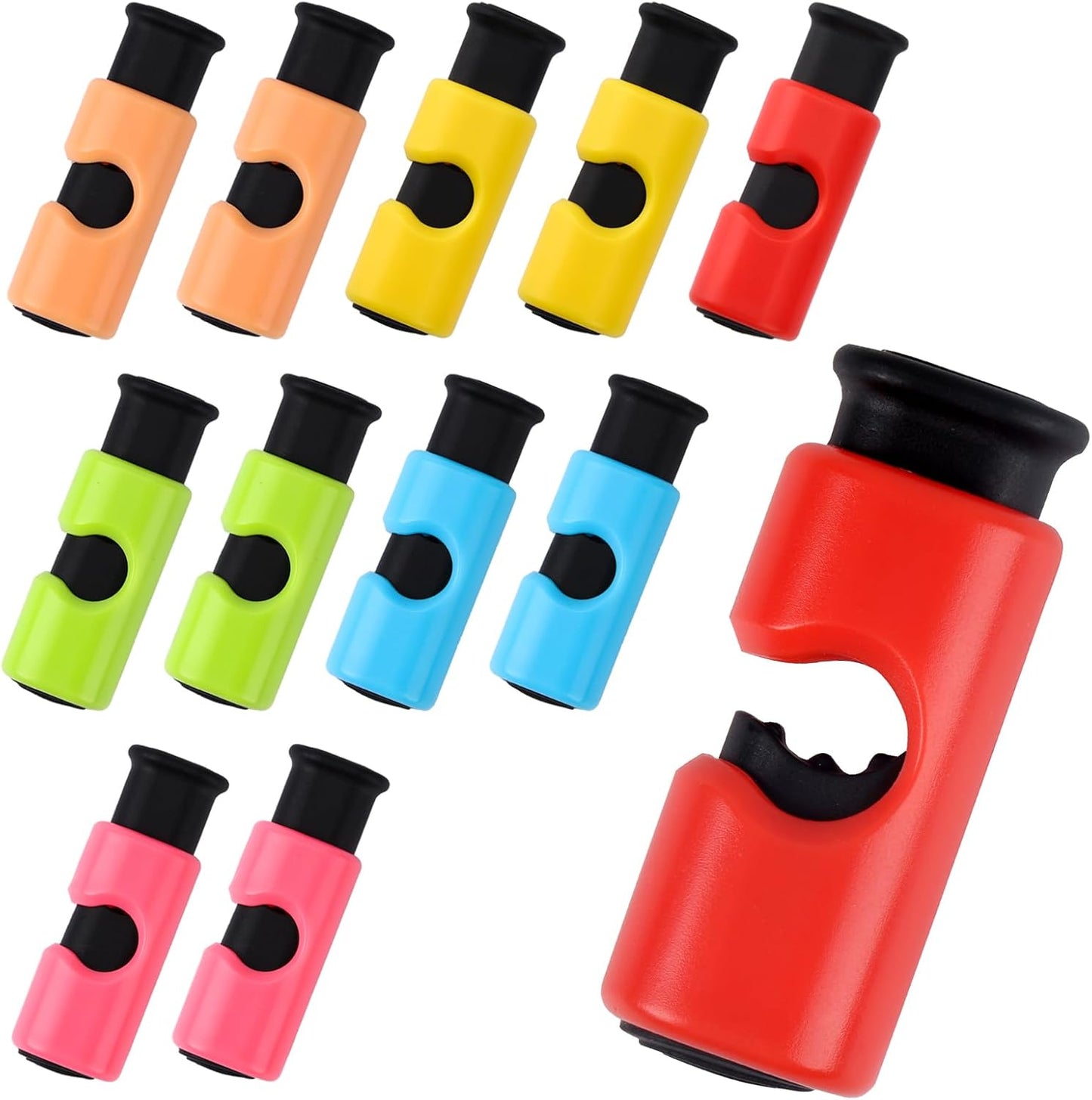 Pack 12 Clips Plástico para Bolsas Pan 6 Colores