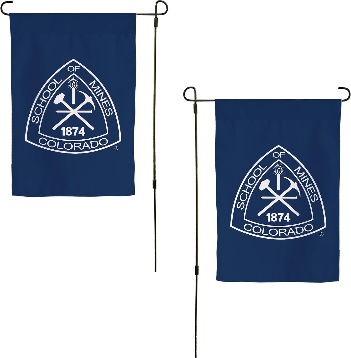 Bandera jardín CSM Colorado Orediggers 19x12"