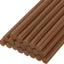 20 Barras Pegamento Caliente 0.43pulg x 4pulg Color Marrón