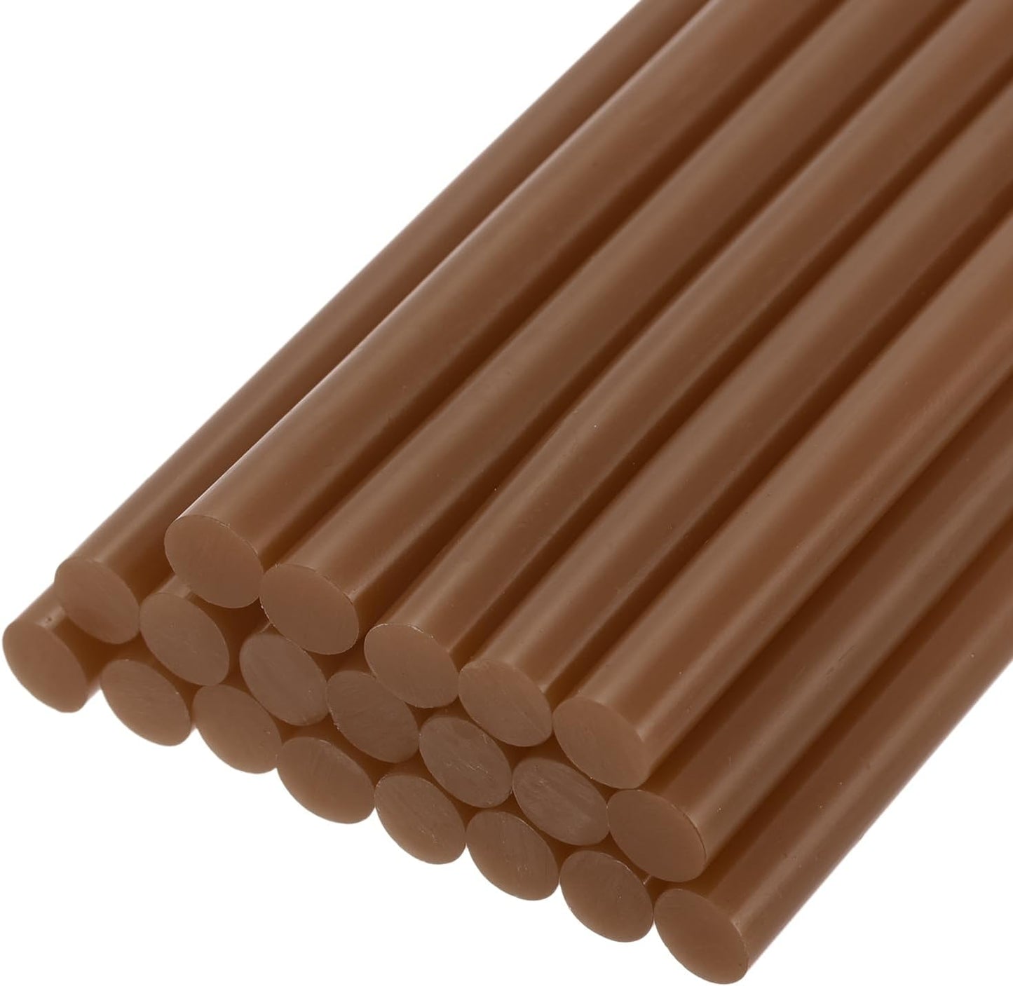 20 Barras Pegamento Caliente 0.43pulg x 4pulg Color Marrón