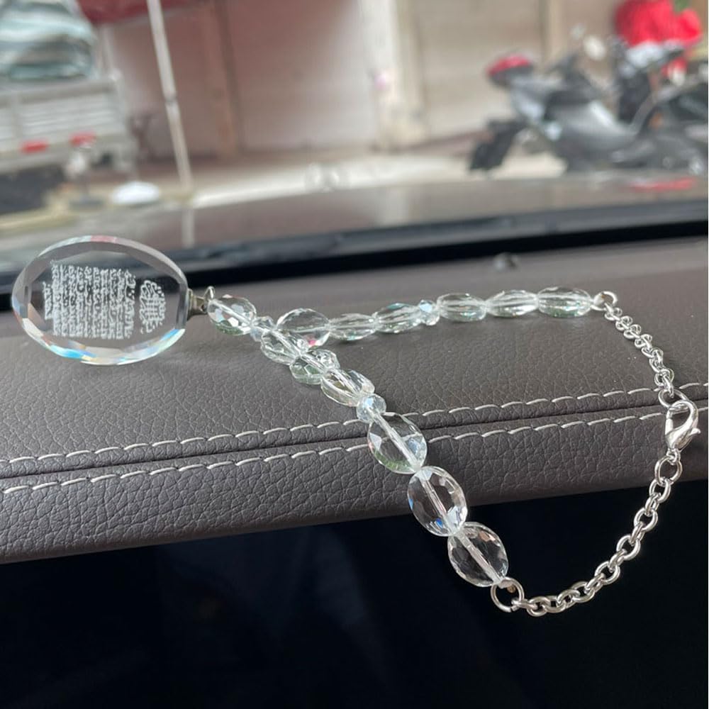 Cuentas de cristal colgante Ayatul Kursi coche