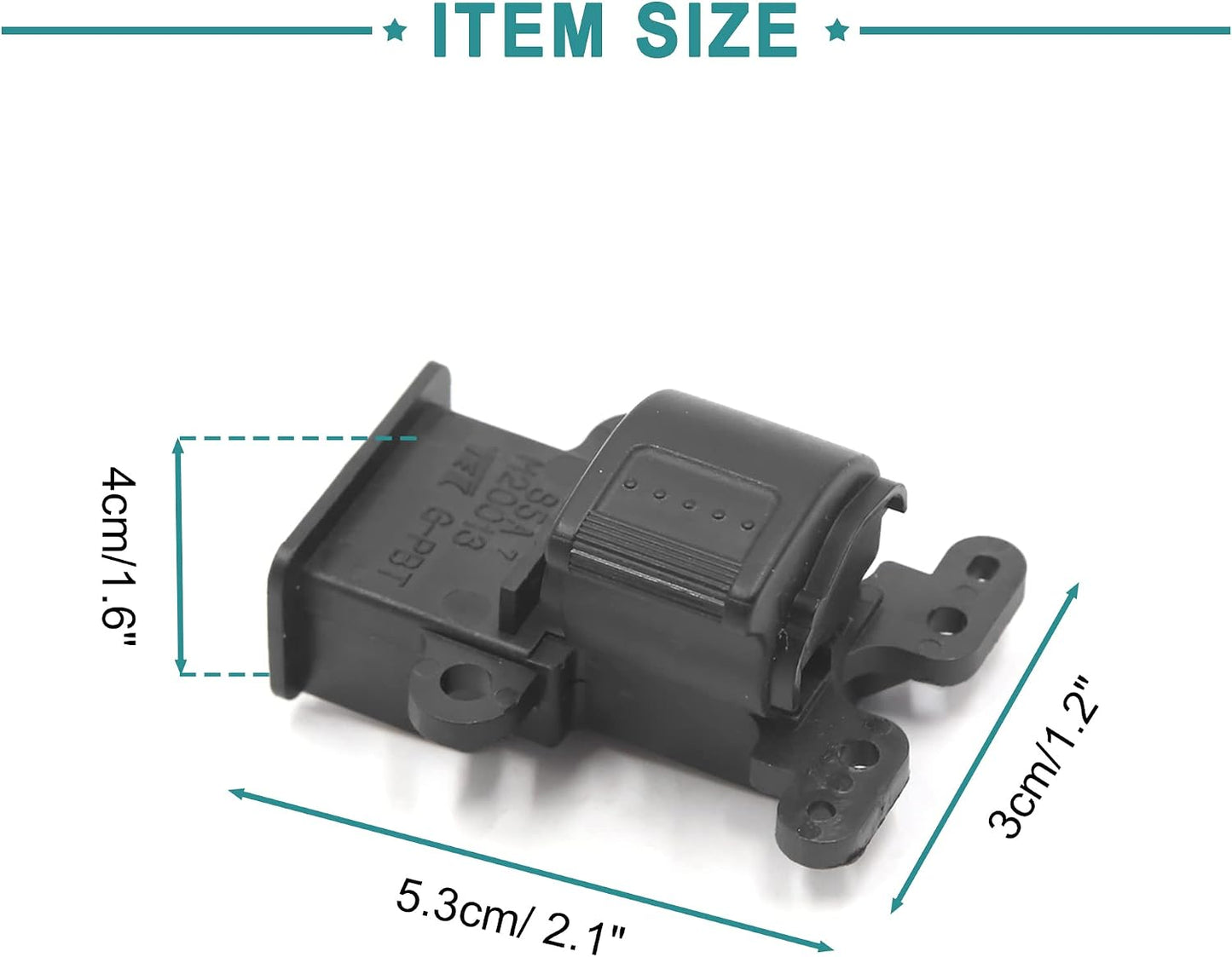 Interruptor elevalunas pasajero Honda CR-V Negro