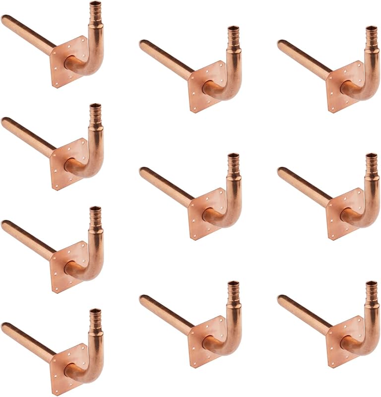 10 Pzas Codo PEX Cobre con Brida 8"