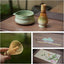 Set 7 Batidores Matcha Bambú Cuenco Soporte Cuchara Tamiz