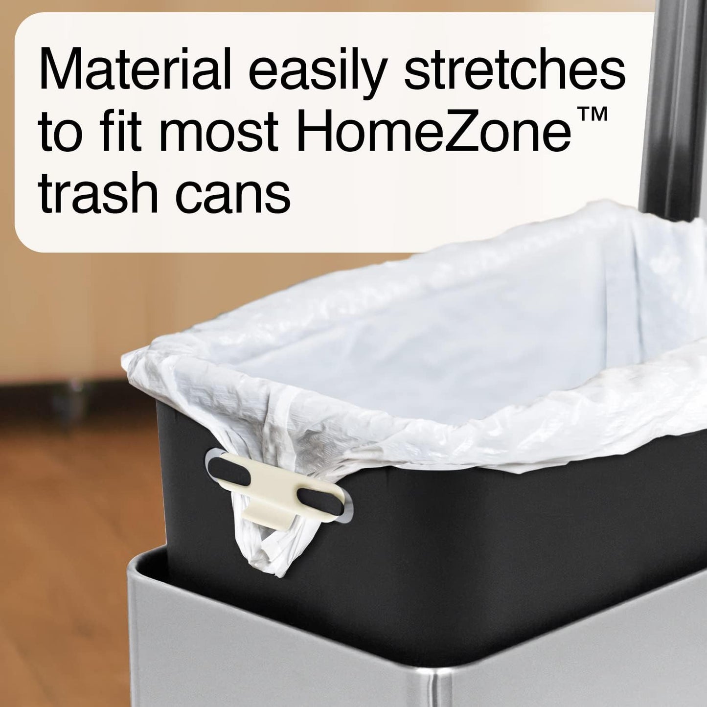 4 Bandas silicona para botes basura Home Zone Living