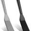2 Espátulas Silicona Cocina Larga Estrecha Antiadherente Negro Gris