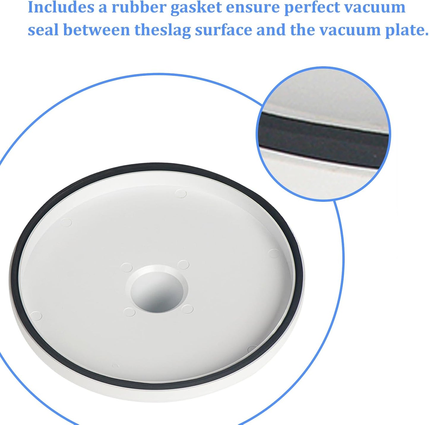 Placa vacío piscina Hayward Skim Vac Plate 1082 blanco