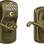 Entrada teclado Schlage FE595 con Flex-Lock latón antiguo