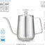 Hervidor de café con cuello de cisne de 30 oz
