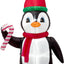 Decoración inflable pingüino navidad led para patio y hogar