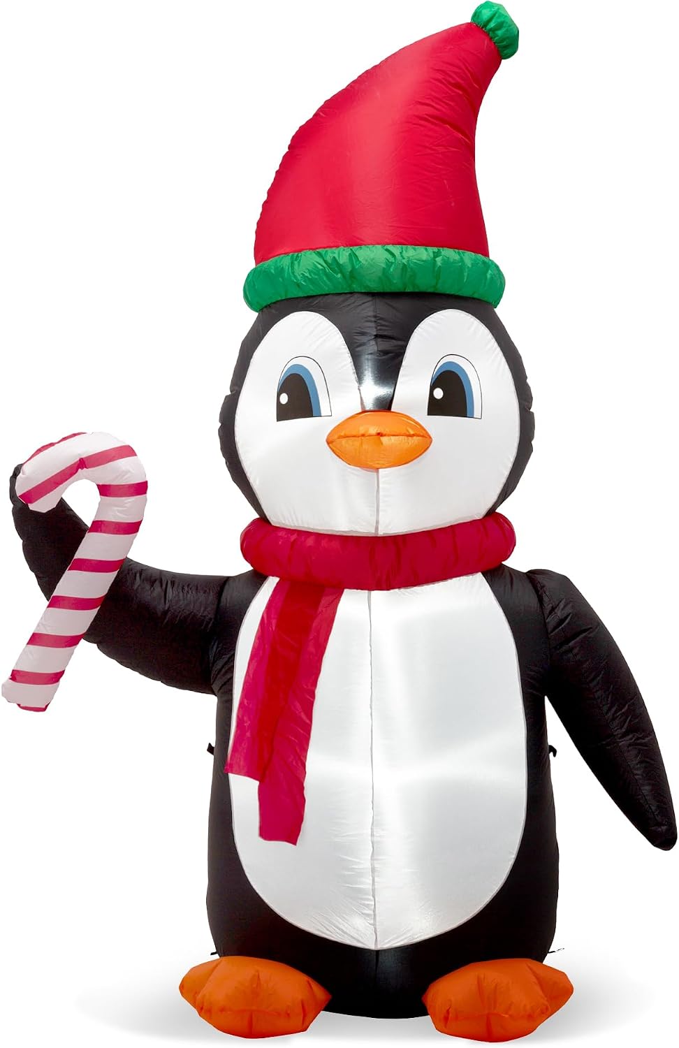 Decoración inflable pingüino navidad led para patio y hogar