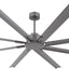 Ventilador techo 96pulg motor CC 6 velocidades 8 aspas