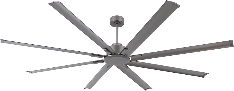 Ventilador techo 96pulg motor CC 6 velocidades 8 aspas