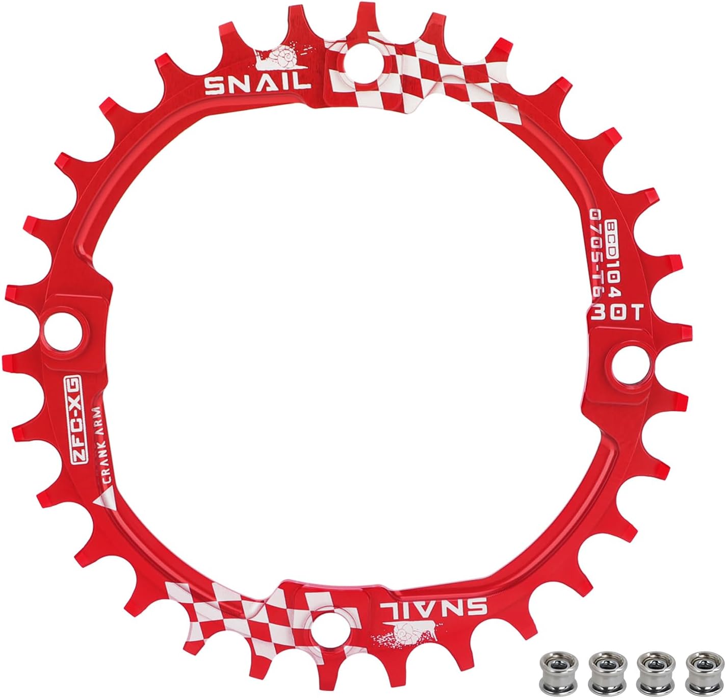 Cadena ancho estrecho 30T-52T para bicicleta MTB BMX