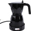 Cafetera eléctrica moka 3 tazas aluminio negro