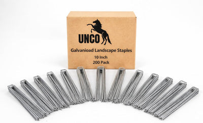 Clavos jardín acero galvanizado 10pulg set 200