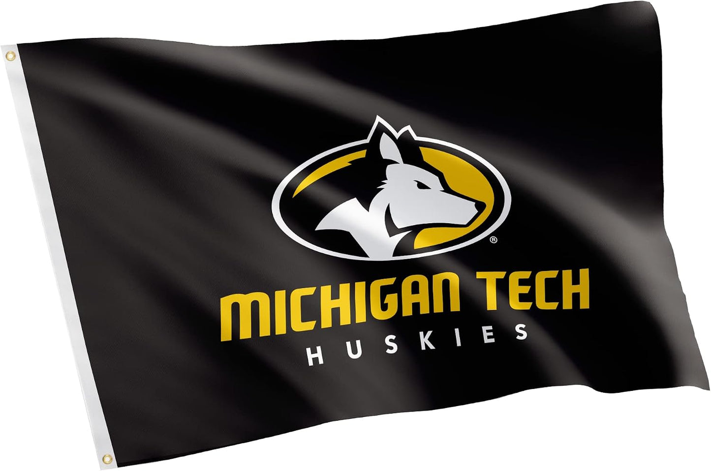 Bandera Huskies 3x5pies tela poliéster duradera