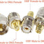 Kit 8pcs Conectores SMA-UHF PL259 a SMA SO239 chapado oro