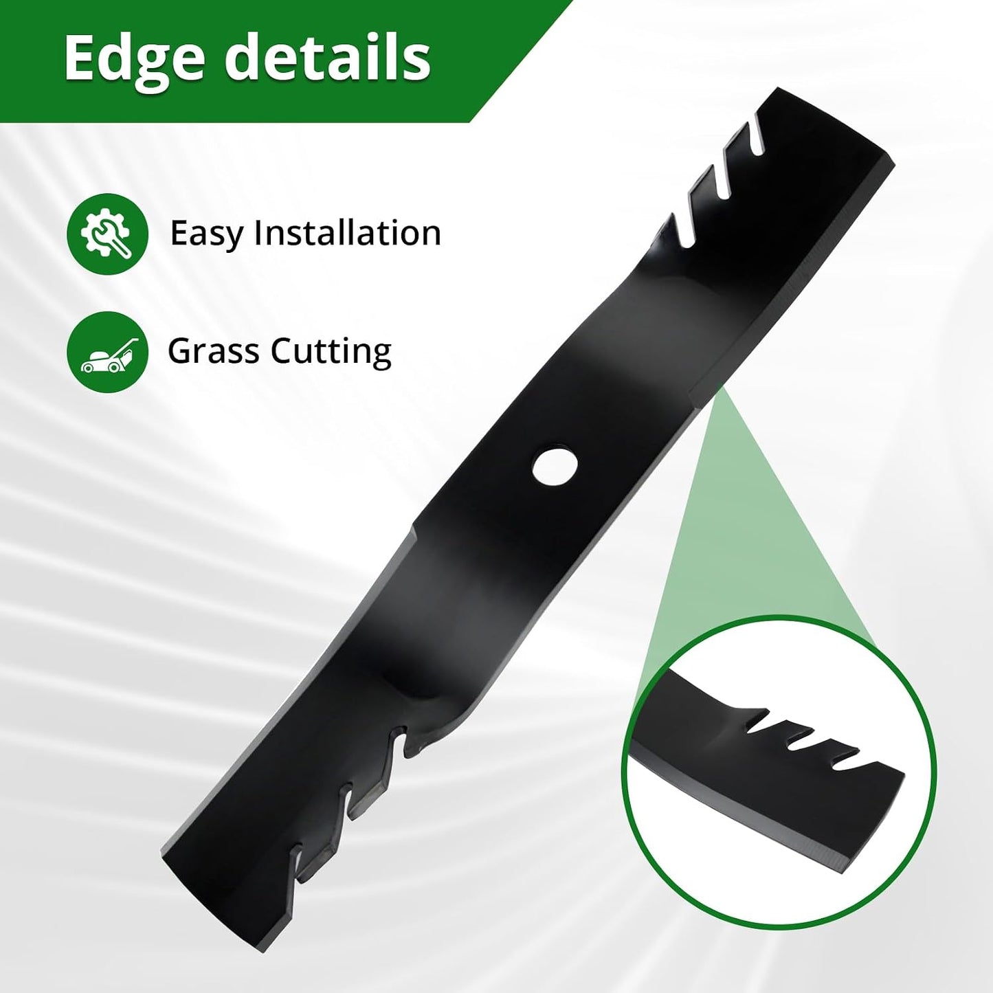 Cuchillas mulching comp John Dee Z375R Z445 set 3