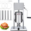 Máquina rellenar salchichas acero inox 7lb set 5 tubos