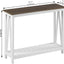 Mesa consola rústica vintage estrecha 40blanco