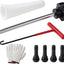 Kit cambio rápido válvula neumática coche 7 pzas
