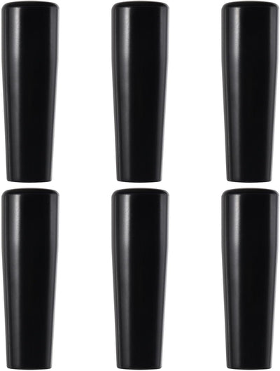 6 Pzas Mango Grifo Plástico Negro Kegerator 3/8