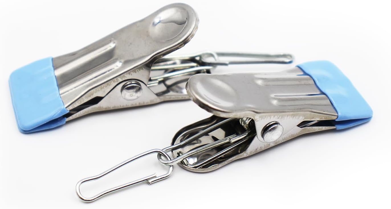 Clips para ropa y bolsas, 10 pzas 2.14" resistente
