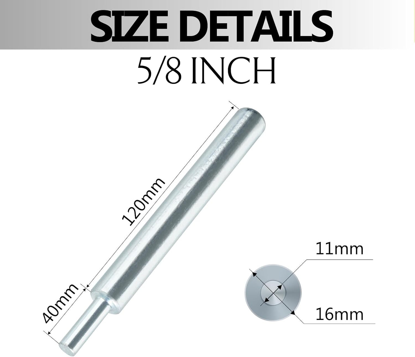 Herramienta anclaje hormigón rosca 5/8-11 1 pieza