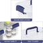 6 Pzas Contenedor Plástico 6qt Transparente con Tapas