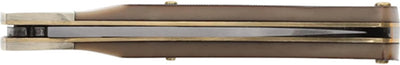 Cuchillo de bolsillo acero inox 2.2pulg mango serrado EDC camping