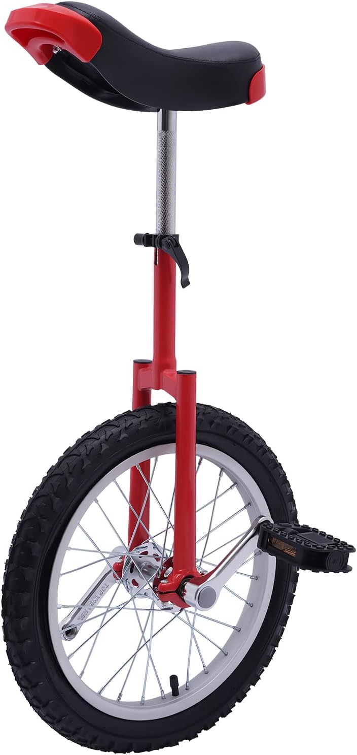 Rueda eléctrica Unicycle 16/24" acero antiderrap asiento