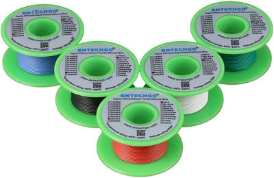 Kit alambre silicona 28 colores 50pies 28awg