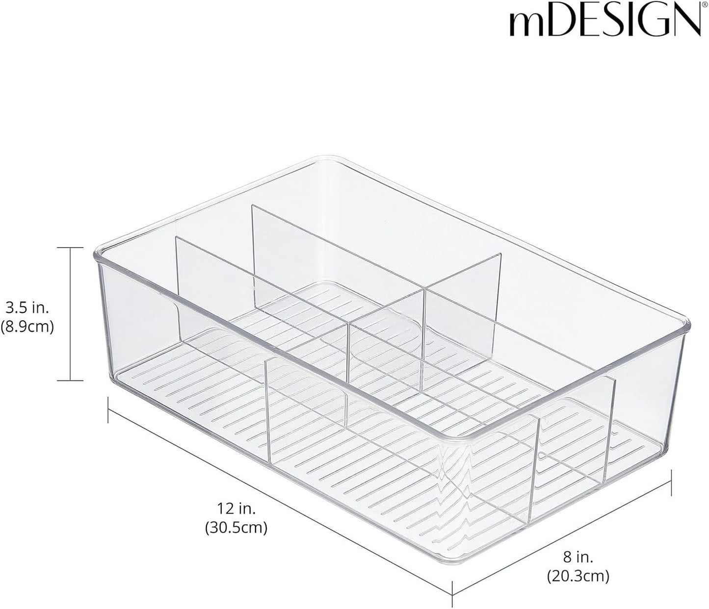 Caja plástico organizadora 6 secciones para despensa